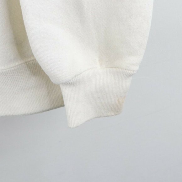 Vintage 90s Earth Day Nature Sweatshirt White USA - Picture 8 of 12